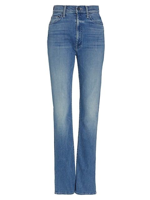 Rider Skimp High-Rise Stretch Straight Jeans | Saks Fifth Avenue