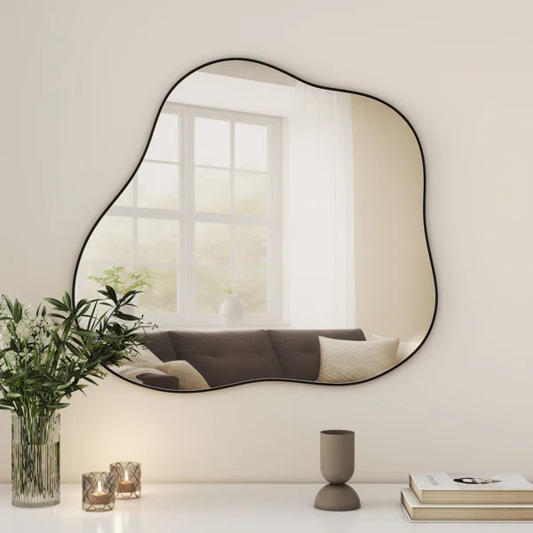 Jhanel Cloud-Shaped Metal Accent Wall Mirror | Wayfair North America