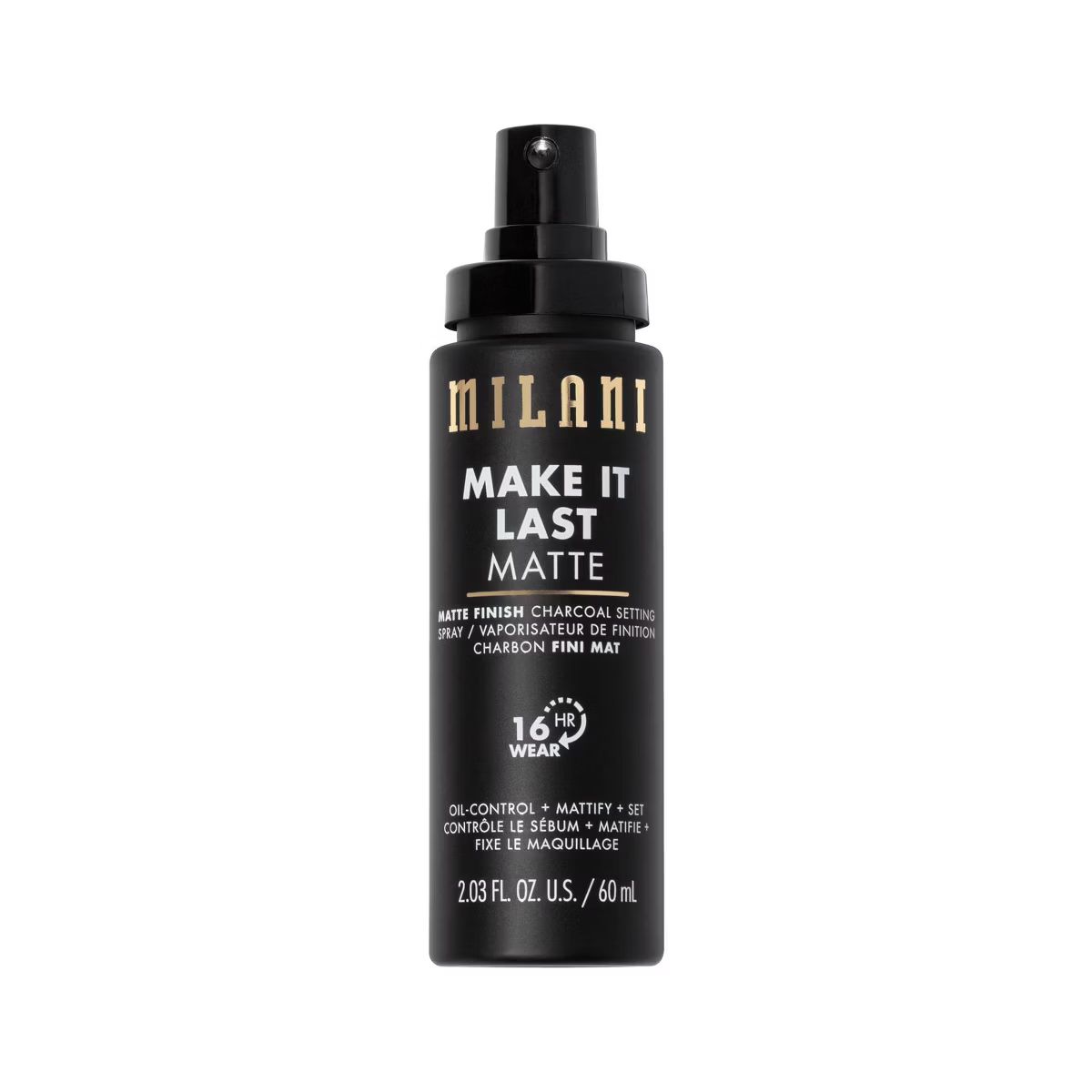 Milani Make It Last Matte Finish Charcoal Setting Spray - 2.03 fl oz | Target