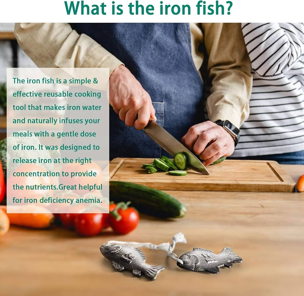 Iron Fish 2 Pack with Bag - A Natural Source of Iron to Reduce The Risk of Deficiency, an Effecti... | Amazon (US)