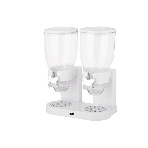 Zevro /GAT201C Indispensable Dry Food Dispenser, Dual Control, White/Chrome | Amazon (US)