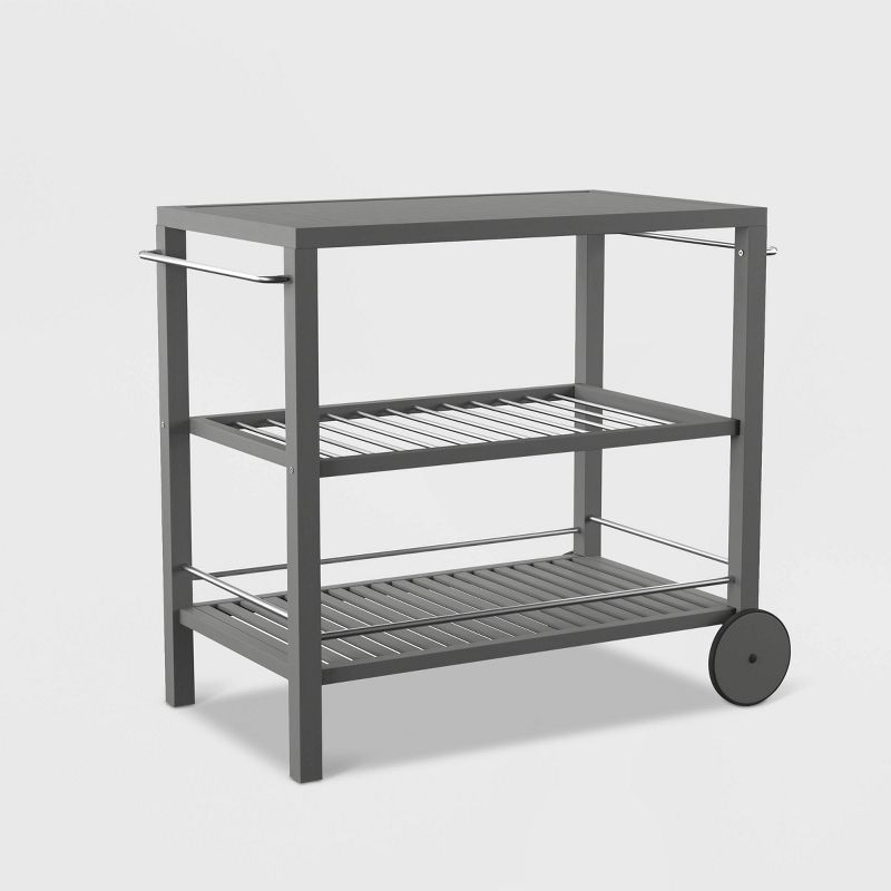 Outdoor Patio Bar Cart - Gray - SEI | Target