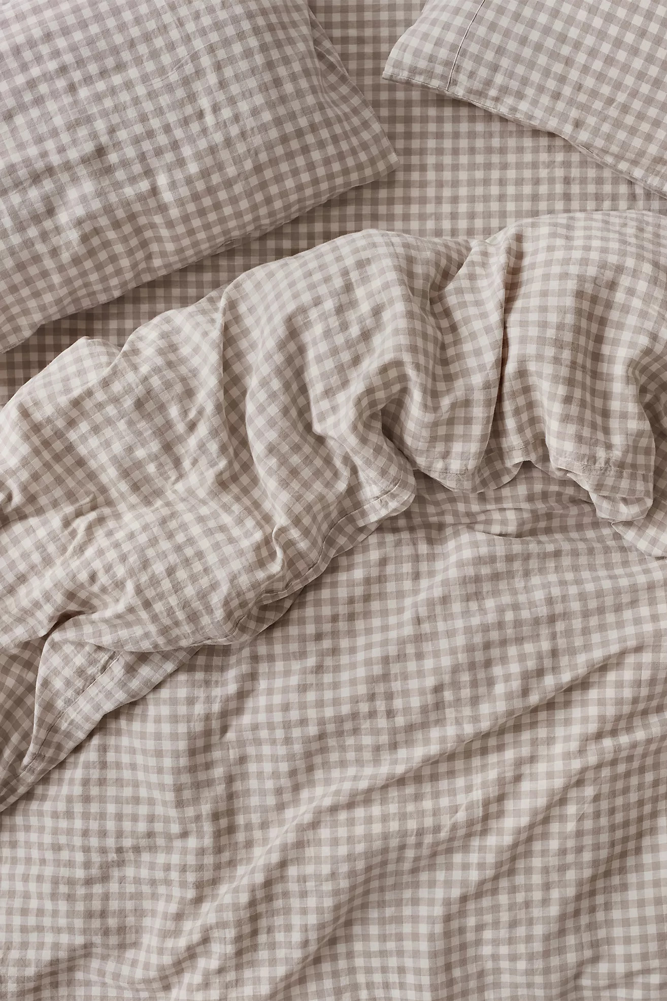 Piglet in Bed Linen Blend Duvet Cover | Anthropologie (US)