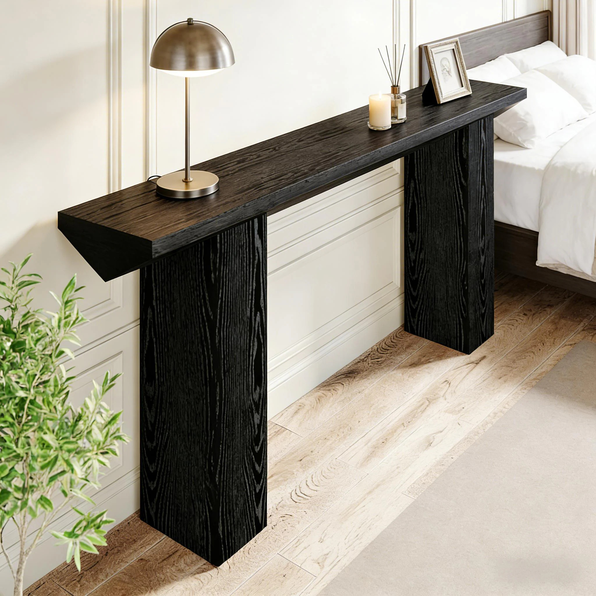 LUXEYARD Triangular Design Console Sofa Table one_size | DS-Y-YC-2464 | Lowe's