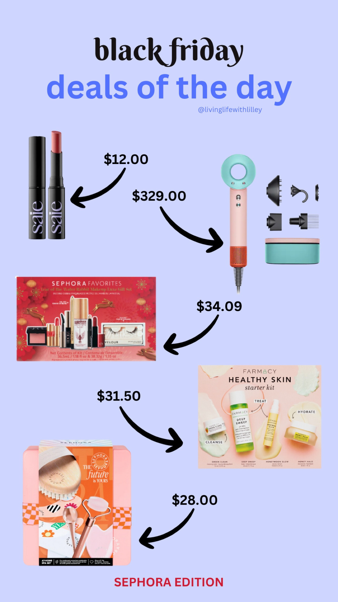 black friday deals of the day (sephora edition)

#LTKHoliday #LTKSeasonal #LTKCyberWeek