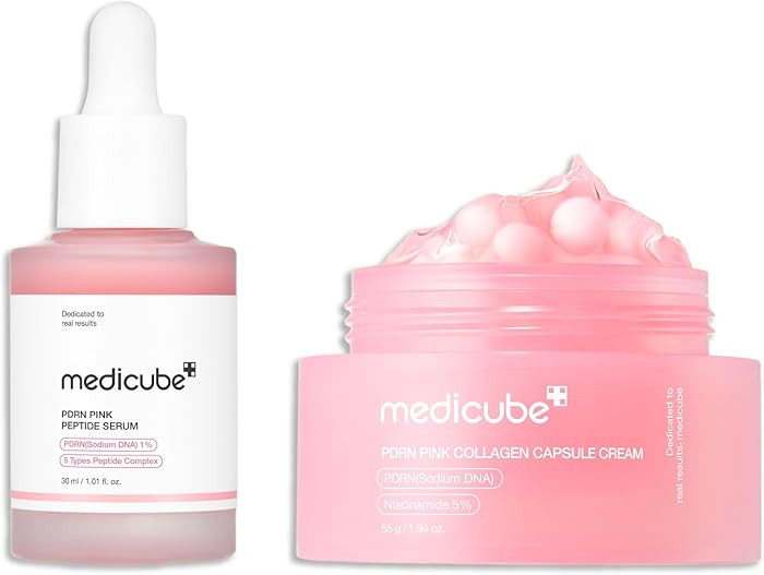 medicube Overnight Renewal Salmon PDRN Duo: Salmon DNA PDRN Pink Peptide Serum and Salmon DNA PDR... | Amazon (US)