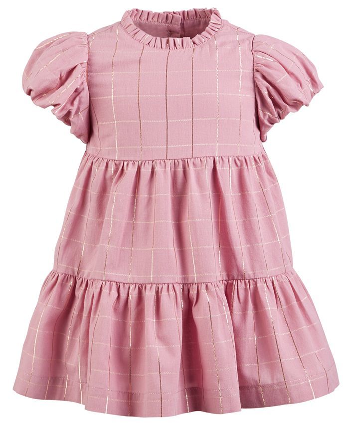 First Impressions Baby Girls Taffeta Lurex Dress, Created for Macy's  & Reviews - Dresses - Kids ... | Macys (US)