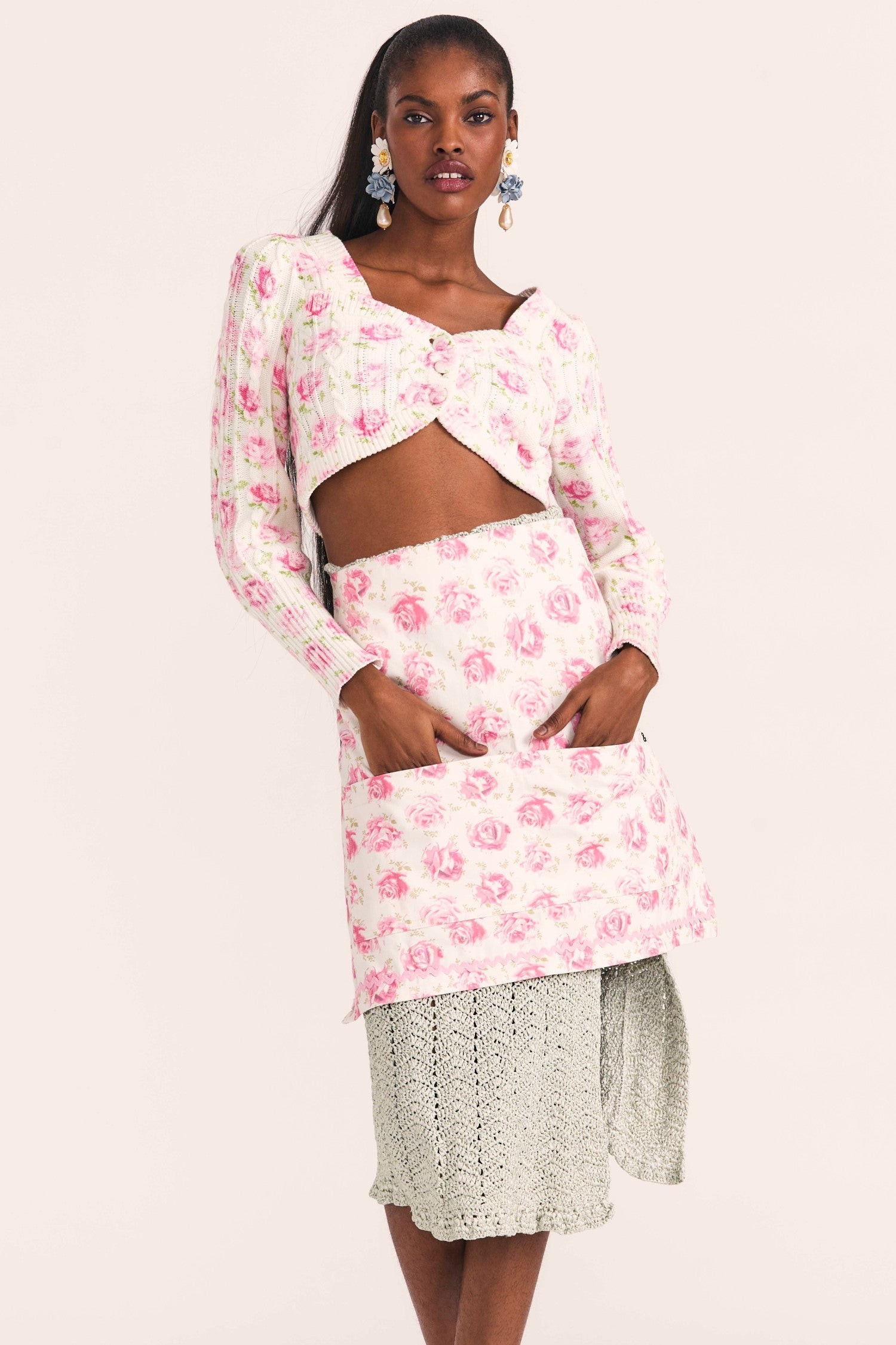 LoveShackFancy x Hedley & Bennett Half Kitchen Apron | LOVESHACKFANCY