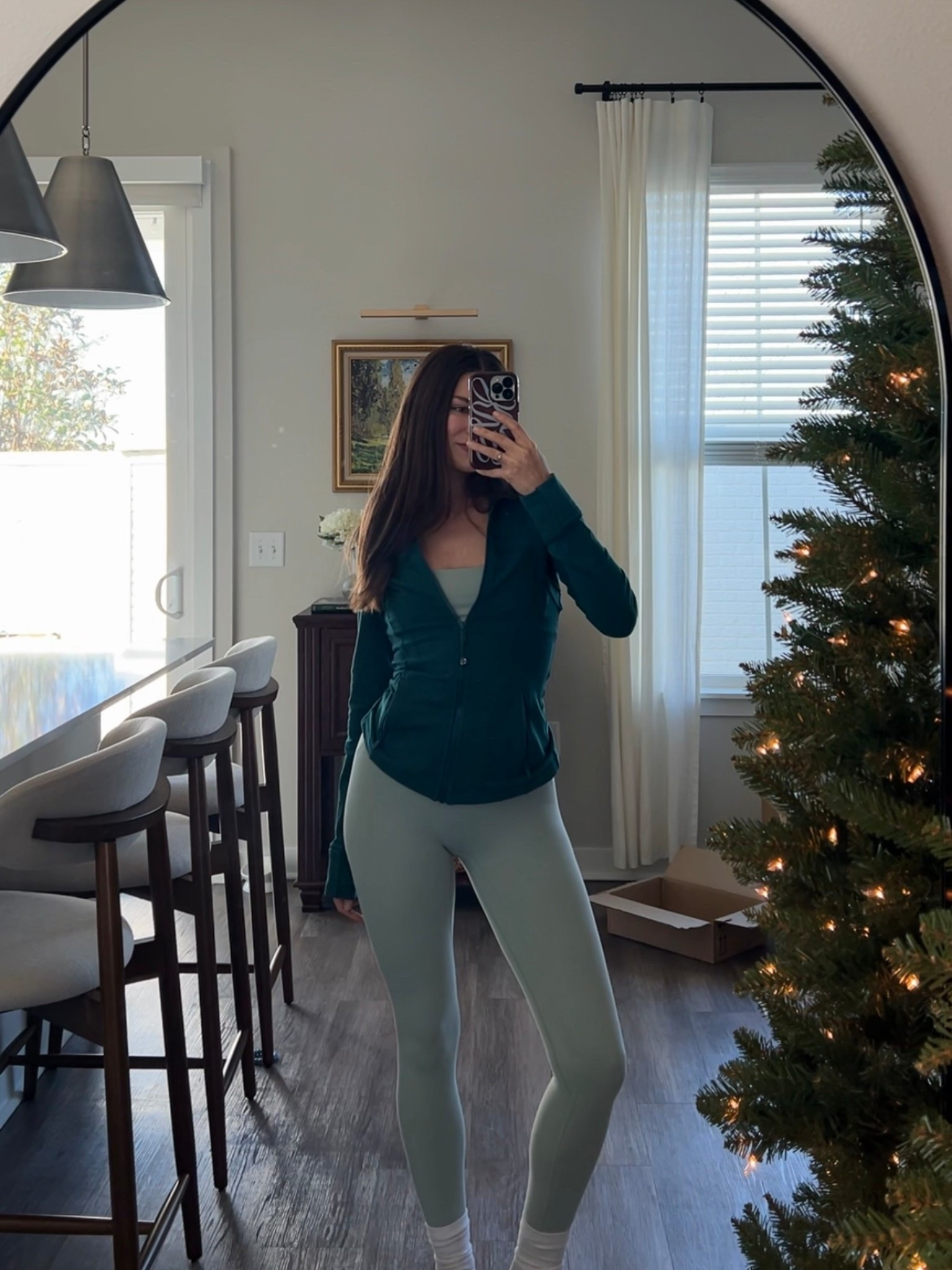 Gym fit of the day 
Set: XS in top & bottoms
Define jacket: XS

#LTKootd #LTKActive #LTKPetite