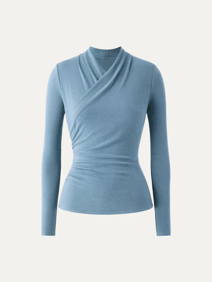Surplice Long Sleeve Top | OGLmove