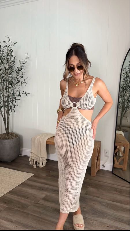 Swimsuit cover or a dress? You decide! Added a two piece swimsuit underneath 🤌🏻 @cupshe 
Wearing a small in both 
I have a discount code for you! 

Zee15 can enjoy 15% off sitewide on orders $65+ 
 Zee20 can enjoy 20% off sitewide on orders $109+ 
#cupshe 

#LTKU #LTKSwim #LTKFindsUnder50