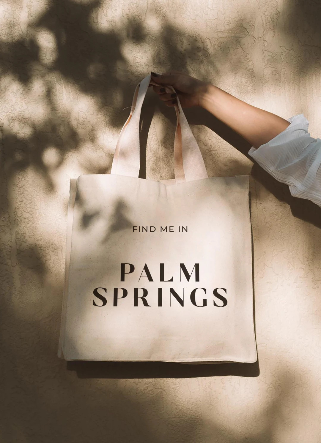 Bolso tote de lona de Palm Spring bolso de mano de boda - Etsy España | Etsy (ES)