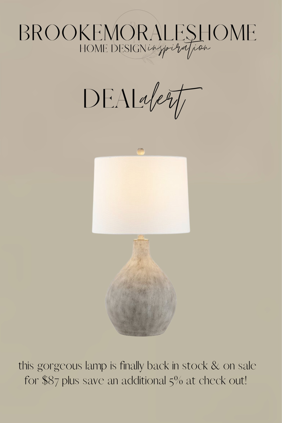 SAFAVIEH Gray Tolen Table Lamp curated on LTK
