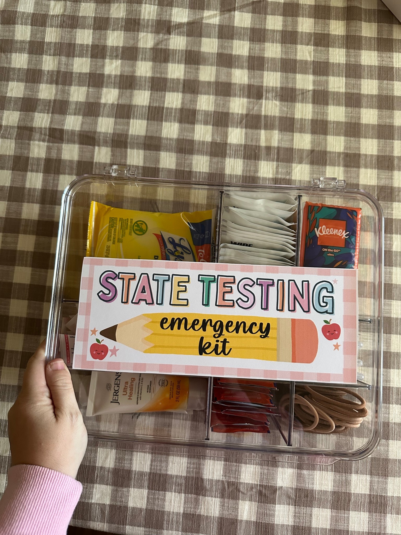 Loving this state testing emergency kit idea! Perfect for a teacher to create or a room mom. 

#LTKKids #LTKHome #LTKSeasonal