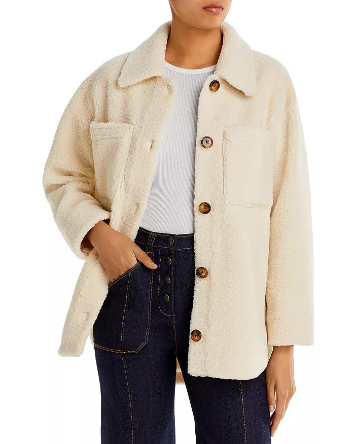 Connie Sherpa Shirt Jacket | Bloomingdale's (US)