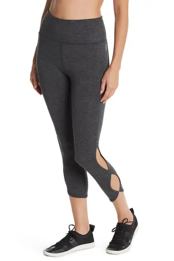 Infinity High Waisted Cutout Crop Leggings | Nordstrom Rack
