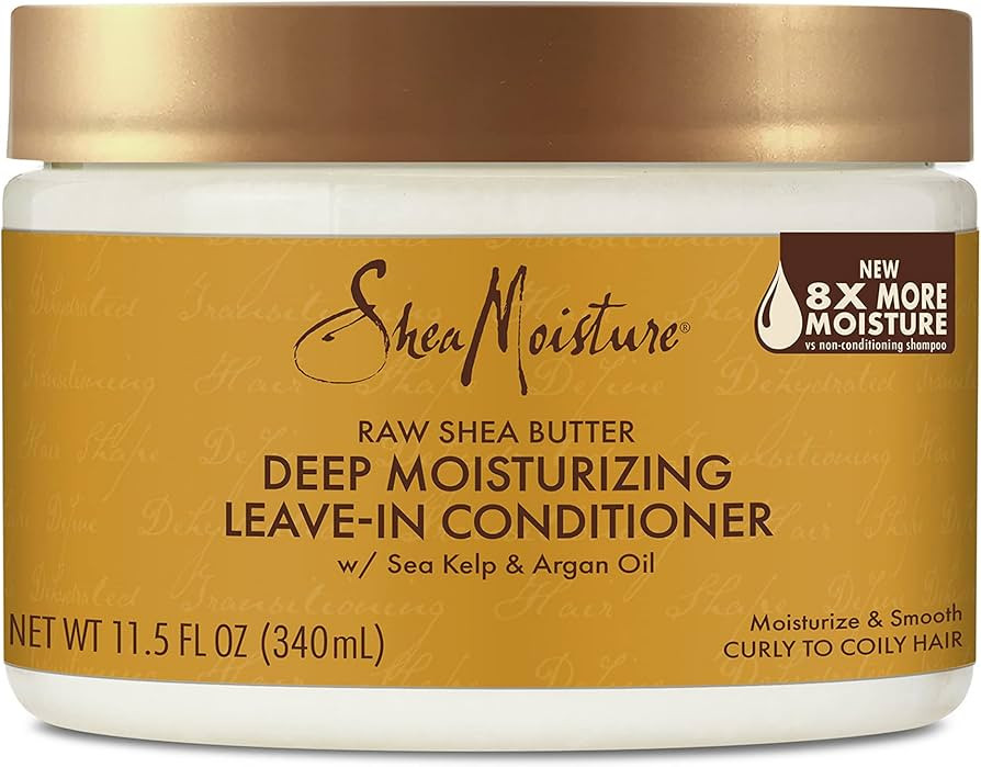 SheaMoisture Deep Moisturizing Leave-in Conditioner repairs visible signs of damage Raw Shea Butt... | Amazon (CA)