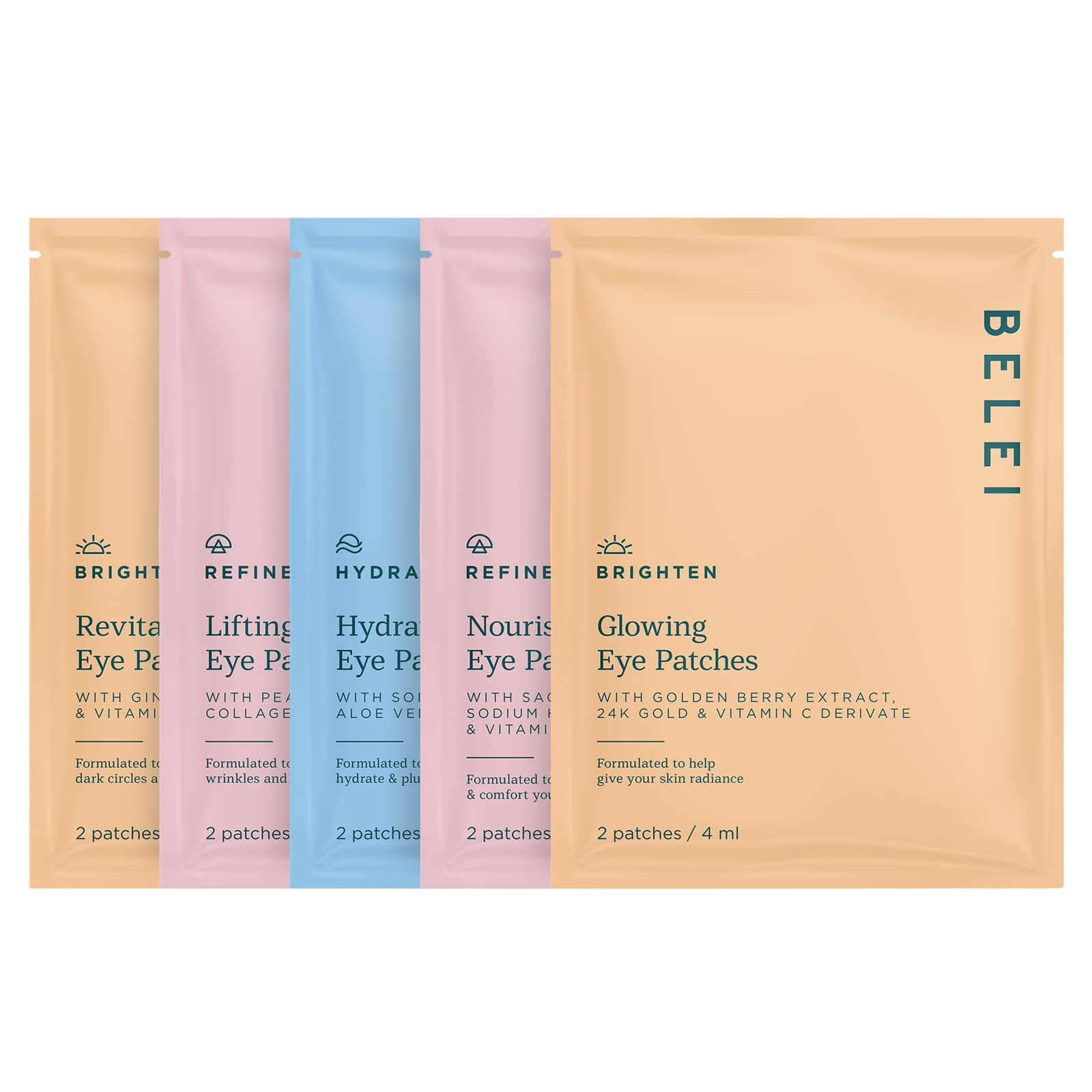 Amazon Brand - Belei 7 Day Eye Treatment Mask Collection, 14 Patches (7 x 2) | Amazon (UK)