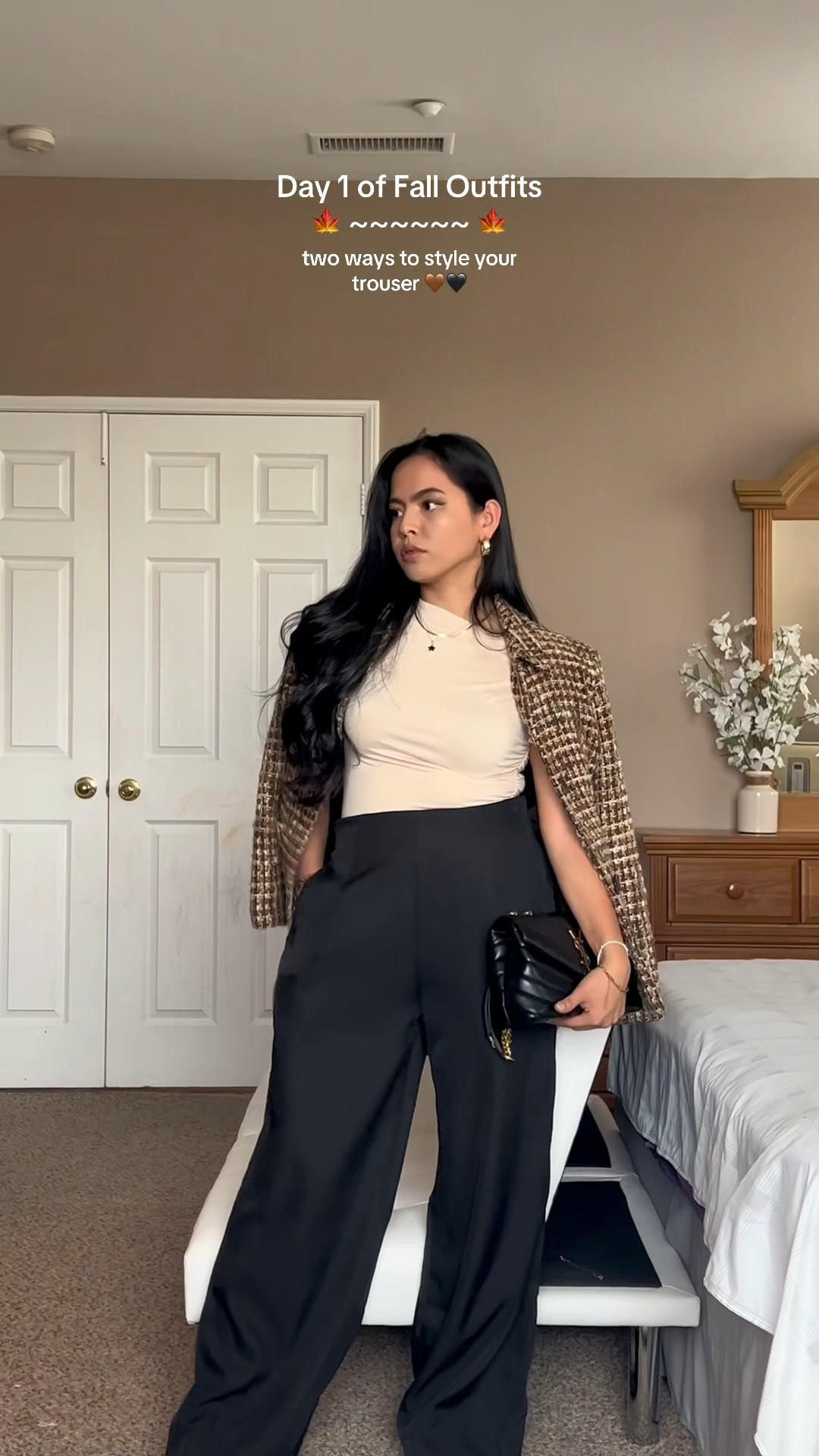 1 or 2? 🤎🖤 

the trouser that you need on every occasion super comfy classy and flowy only in @bsubseach_official
no front zipper, garter in the back, wrinkle free, It's the best trouser l've ever had, workoutfits, loungewear, flarepants, style.
•petite friendly, I'm 5 ft, true to size l'm Small.
#bsubseach #bsubseachcoverups #trouser #fashion #fashionstyle #elegant #classy #comfy #lovefashion #work #workoutfit #home #loungewear #homestyle #homevibes #workstyle #fall #falloutfit #fallfashion #brown #black #neutral #outfit #flarepants #workfashion

#LTKWorkwear #LTKStyleTip #LTKPetite