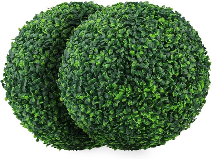 Sunnyglade 2 PCS 7 inch 4 Layers Artificial Plant Topiary Ball Faux Boxwood Decorative Balls for ... | Amazon (US)