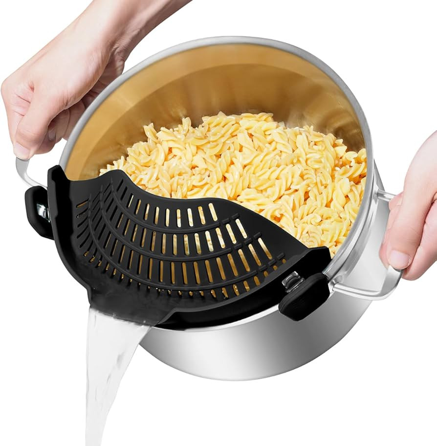 \u3010Easy Operation & Fast Draining\u3011Our AUOON Clip on Strainer is super easy to use. Just c... | Amazon (US)