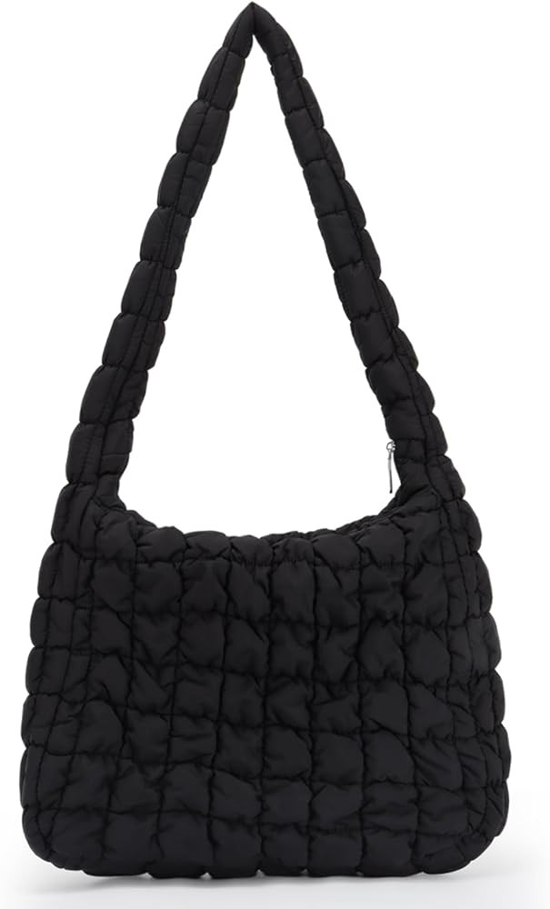GOKTOW Puffer Quilted Carryall Bag,Quilted Shoulder Bag,Puffy Tote Bag Purse,Large Nylon Hobo Han... | Amazon (US)