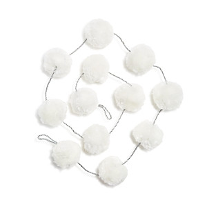 Bloomingdale's Ivory Pom-Pom Garland - 100% Exclusive | Bloomingdale's (US)