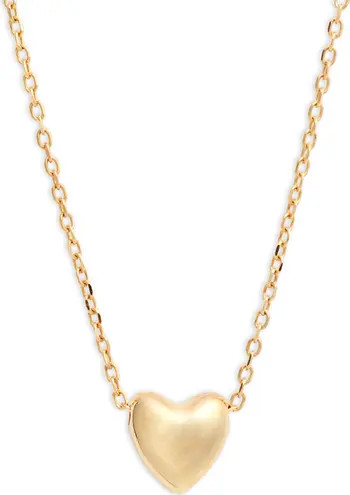 14K Gold Heart Pendant Necklace | Nordstrom