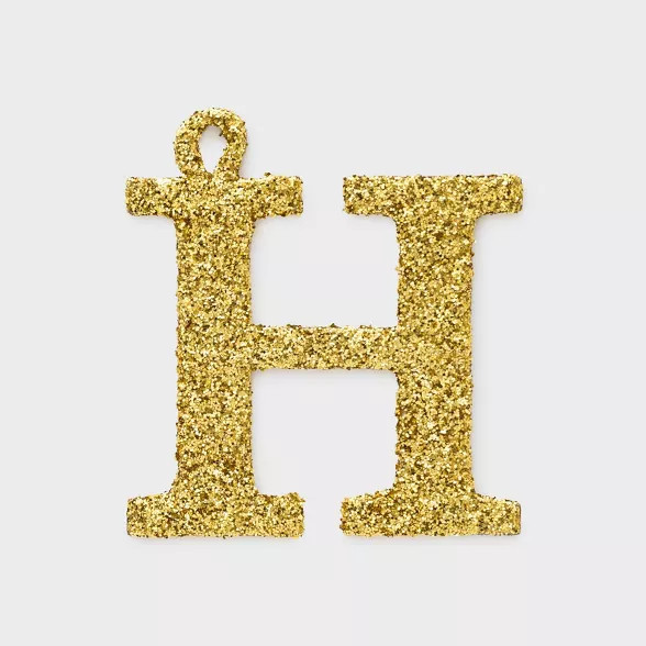 Glitter Monogram Ornament Topper - Sugar Paper™ | Target