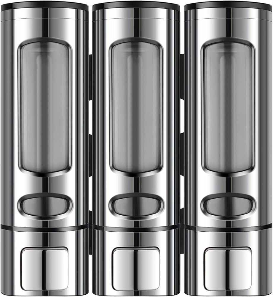 3-in-1 Shower soap Dispenser,Shampoo and Conditioner Dispenser,soap Separator Bathroom,with Water... | Amazon (US)