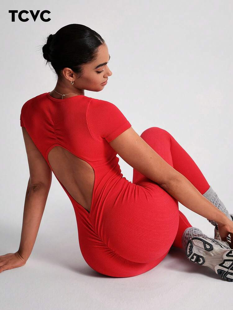 Tcvc Womens Backless Jumpsuit | SHEIN