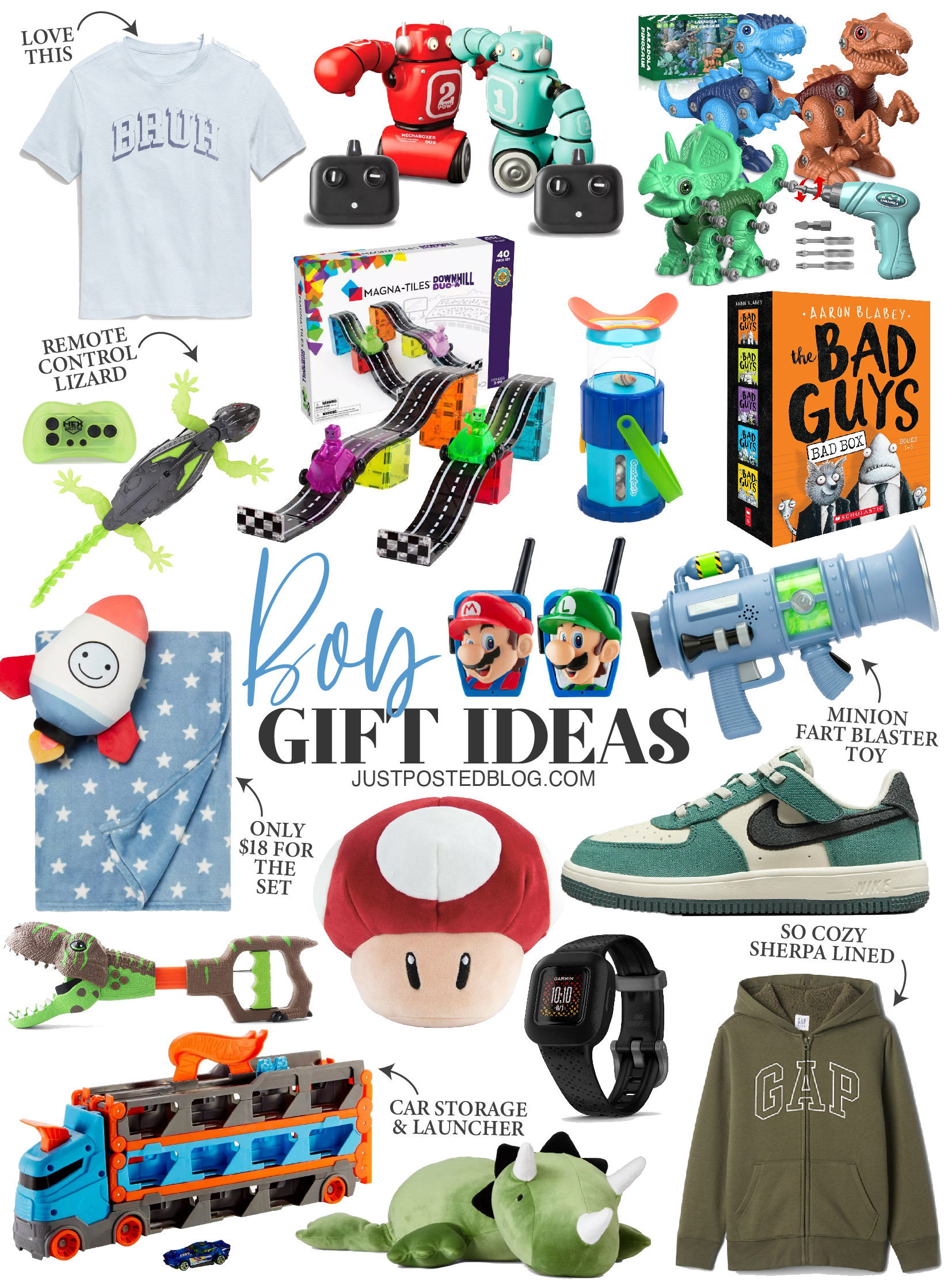 A gift Guide full of ideas for boys! A great guide with lots of fun gift ideas for kids! 

Kids Gift Guide, Kids Gift Ideas, Boy Gift Guide, Girls Gift Guide, Christmas Gift Ideas for Kids, Christmas Gifts, 

 

#LTKFamily #LTKHoliday #LTKGiftGuide