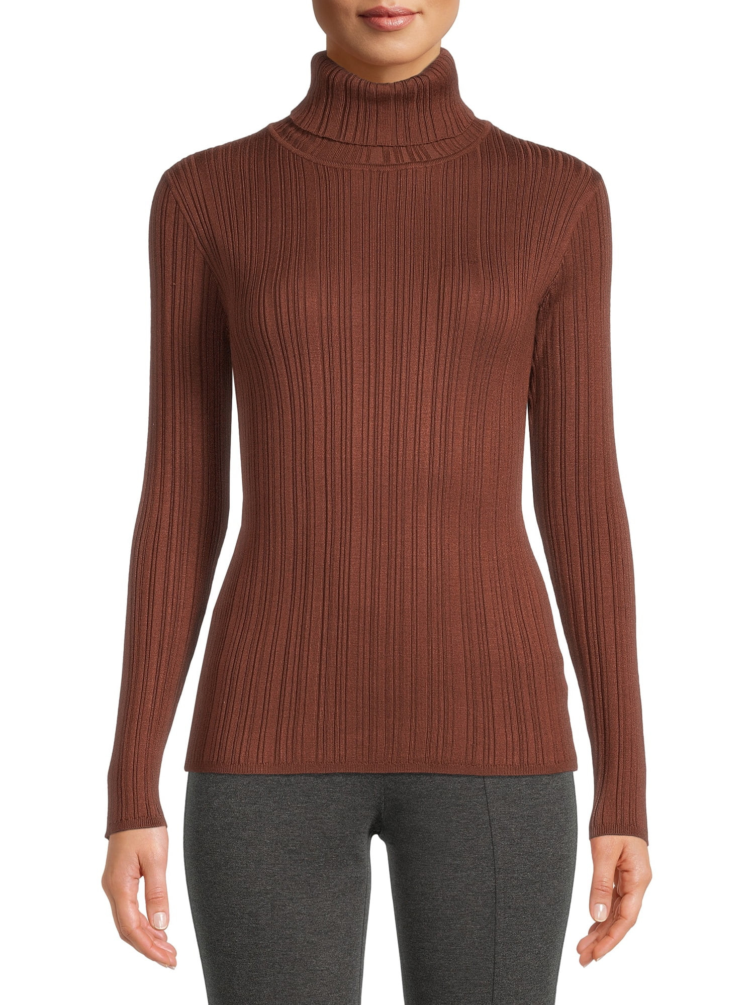 Time and Tru Women's Turtleneck Sweater | Walmart (US)