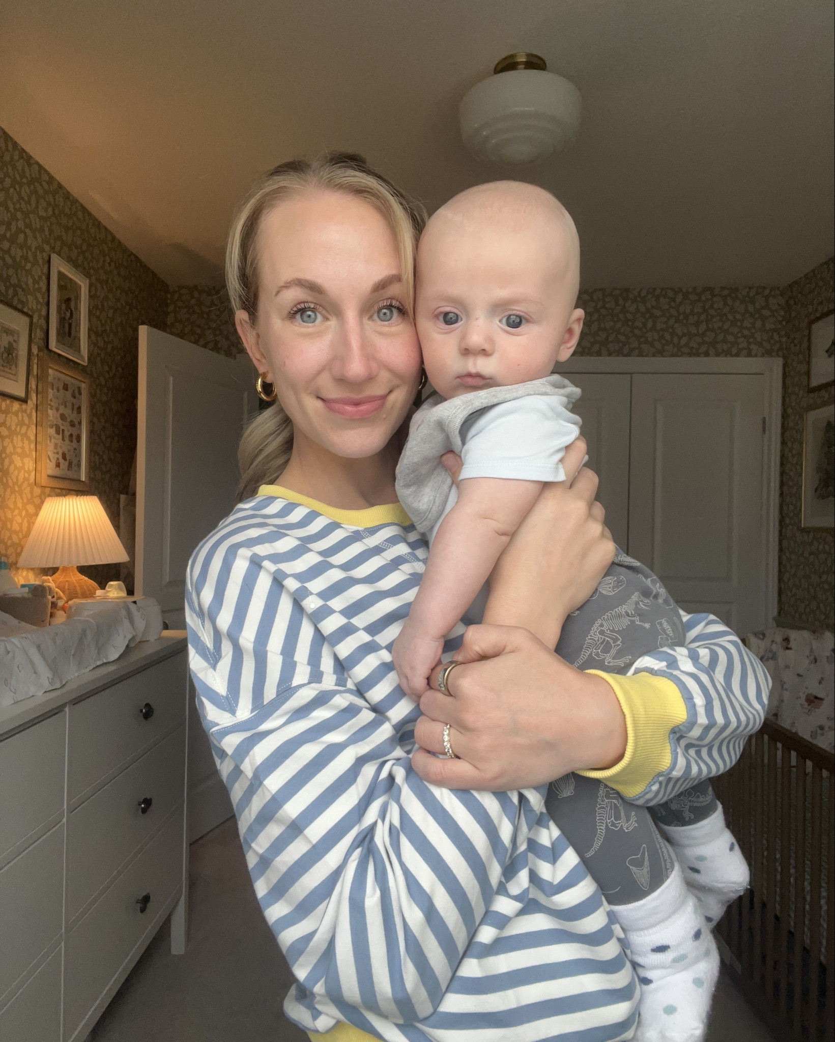 My favourite new sweater to wear while running around as a new mom! It's stylish, fun and so comfortable. My son loves the contrast and I love that there are no zippers or buttons etc that he might grab. It's slightly oversized so I'd recommend grabbing your exact size 🤍 (I'm wearing size small) 

#LTKSeasonal #LTKStyleTip #LTKFindsUnder50