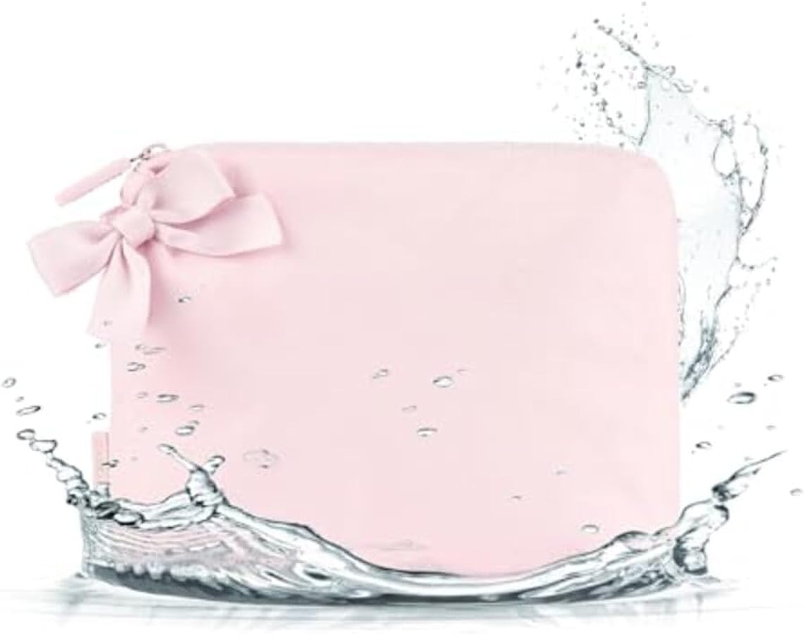 Case-Mate Essential Crinkle Bow Makeup Bag | Amazon (US)