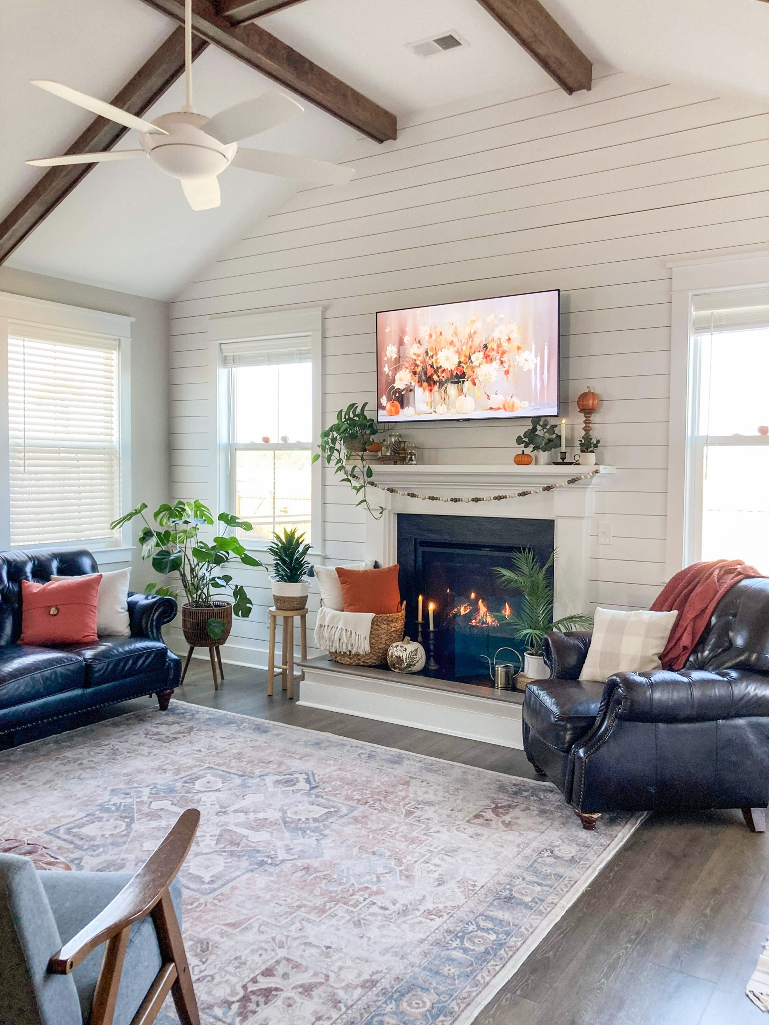 Fall living room 2023.
Warm colors, cozy lighting, plush pillows & throws.

#LTKSeasonal #LTKHoliday #LTKhome