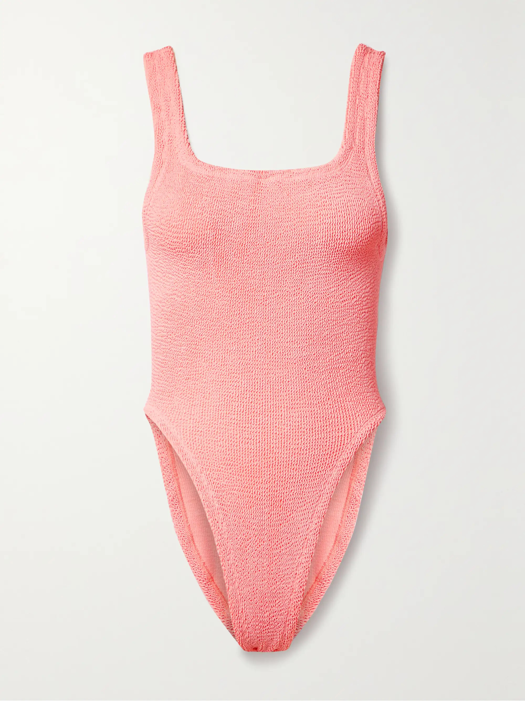 Seersucker swimsuit | NET-A-PORTER (US)
