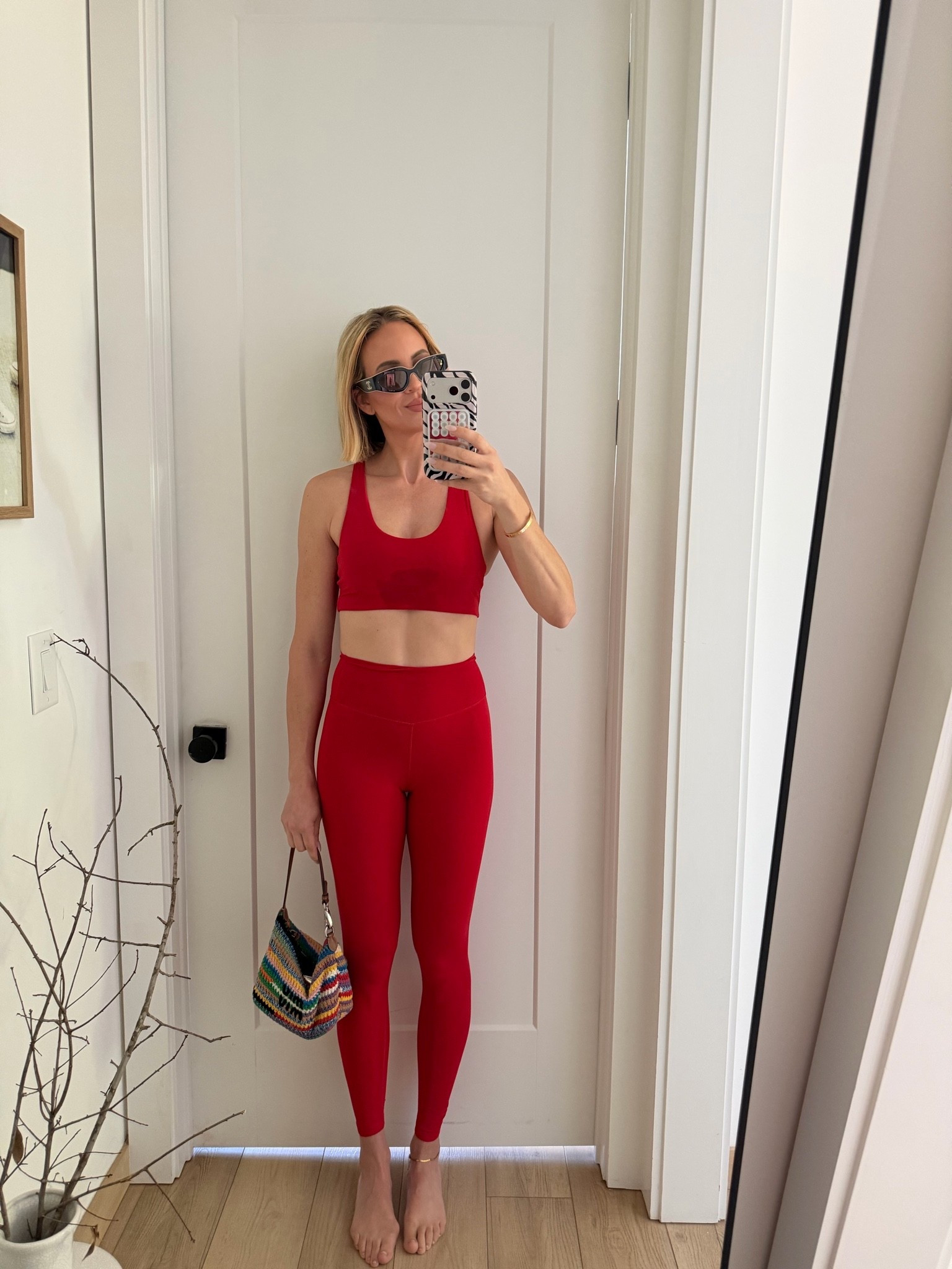 Wearing a small top in the bra and an xs in the leggings

#LTKfitnessgoals #LTKActive #LTKootd