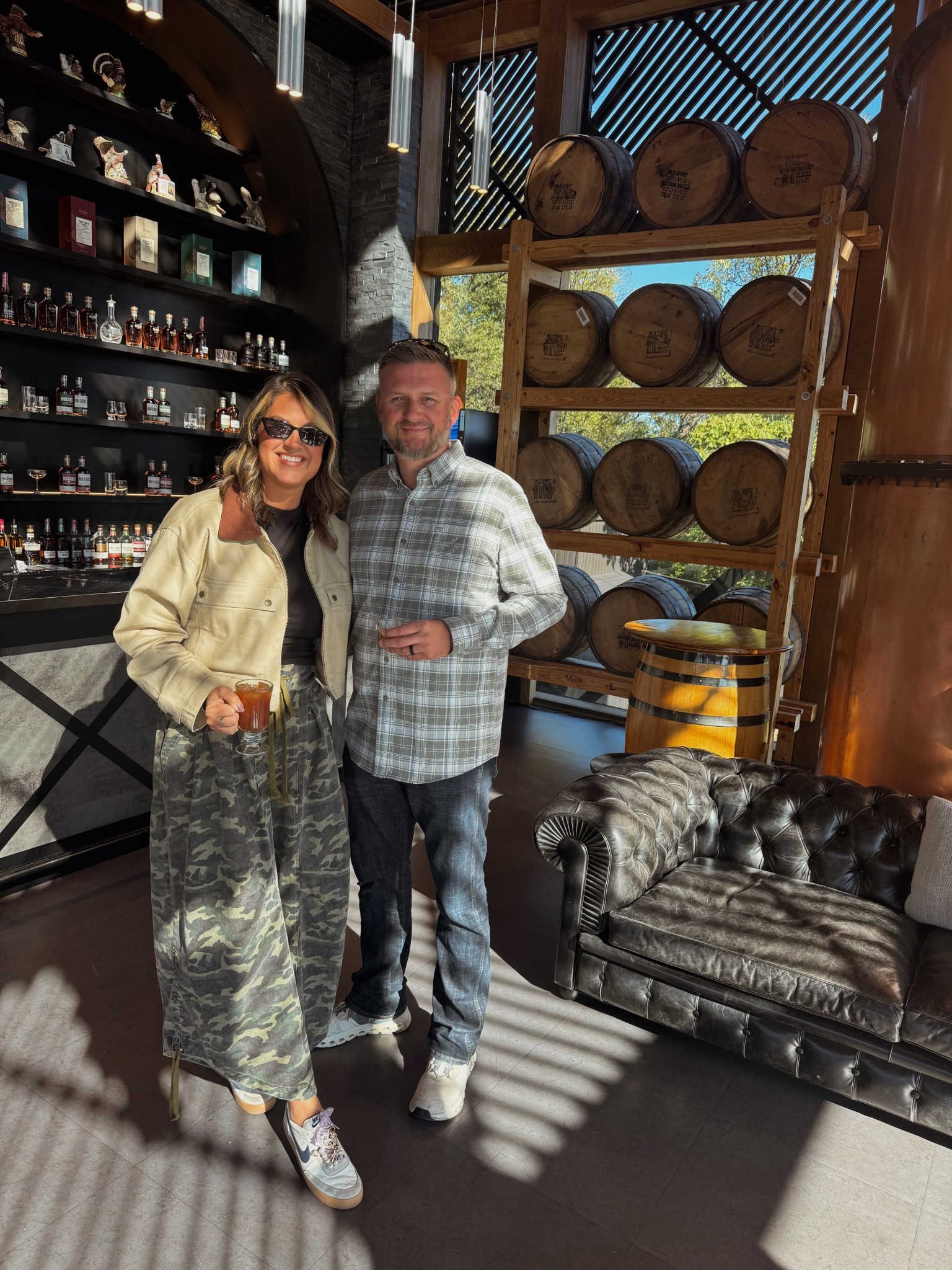 Bourbon tastin’ is some whiskey business,
But here’s the PROOF that we had fun. 🥃😉

Can you believe I’m from Bourbon County, both Brett & I are born and raised in Kentucky, and we just NOW did an actual bourbon tour?!
Hit 3 places today with a fun group.
We had good company, perfect weather, & I won’t say I liked every bourbon, but I did try them all so … there’s that. ❤️

I am obsessed with these new pants. They’re so fun & unique! & I did my true size large in them!
(Remember i’m 6’1” when you’re looking at the length! Definitely tall girl approved!)

This jacket is only $20 & i did size up one to an XL in it.

Linked my whole outfit even down to the shoes. Some of the charms i have, my exact mismatched laces, and a similar option to this sold out tank!

Now tell me… are you a bourbon drinker? Or do you have to just shoot it like me? Lol 🥃


#LTKFindsUnder100 #LTKTall #LTKStyleTip