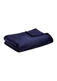 Solid Plush Blanket | Belk