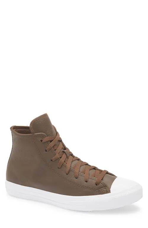 Converse Chuck Taylor® All Star® High Top Sneaker in Grounded/Grounded/White at Nordstrom, Size 11 | Nordstrom