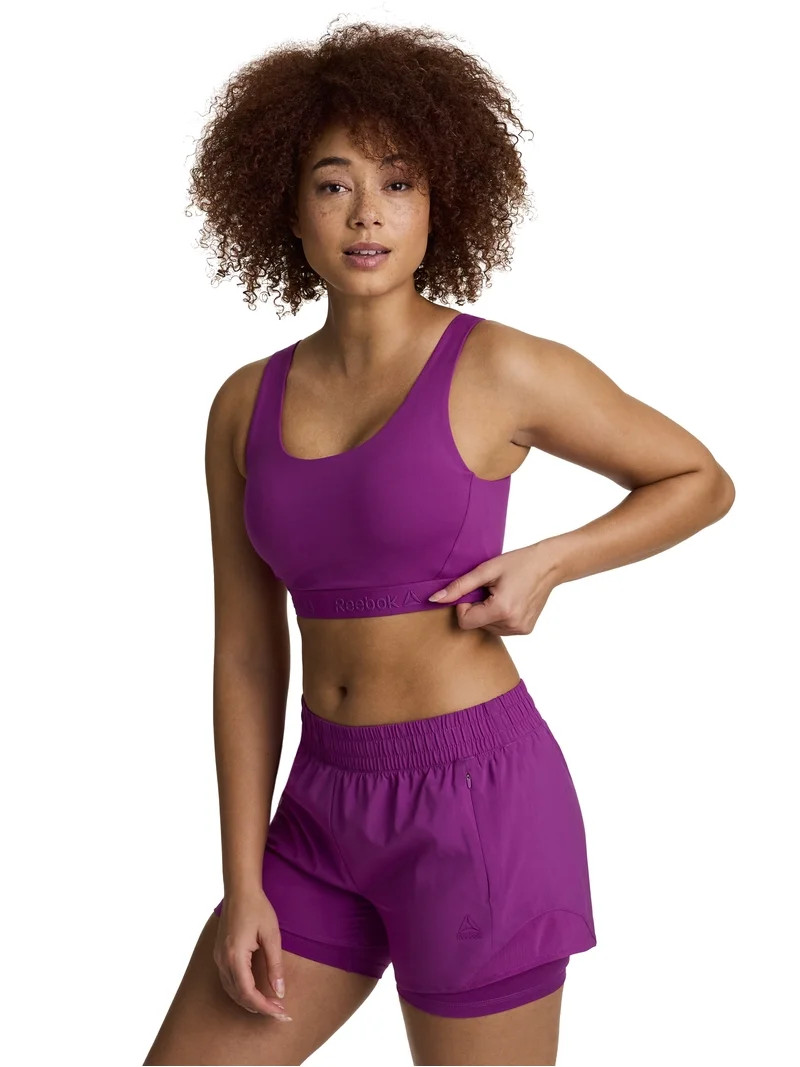 Reebok Women's Endurance Bra with Medium Impact and Removable Cups ,Sizes XS-4X | Walmart (US)