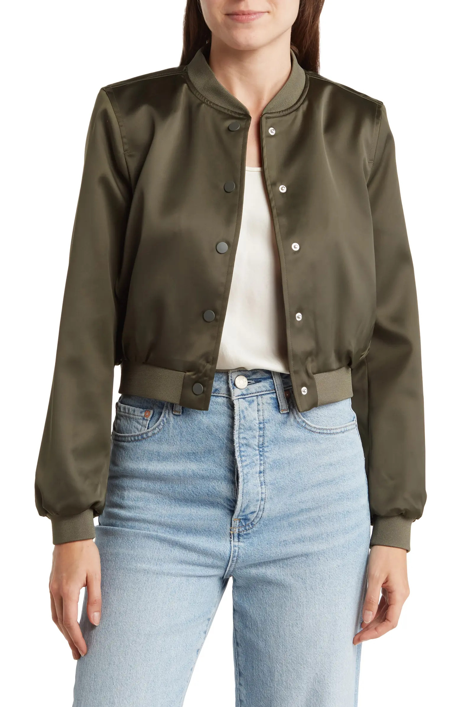 Crop Bomber Jacket | Nordstrom Rack