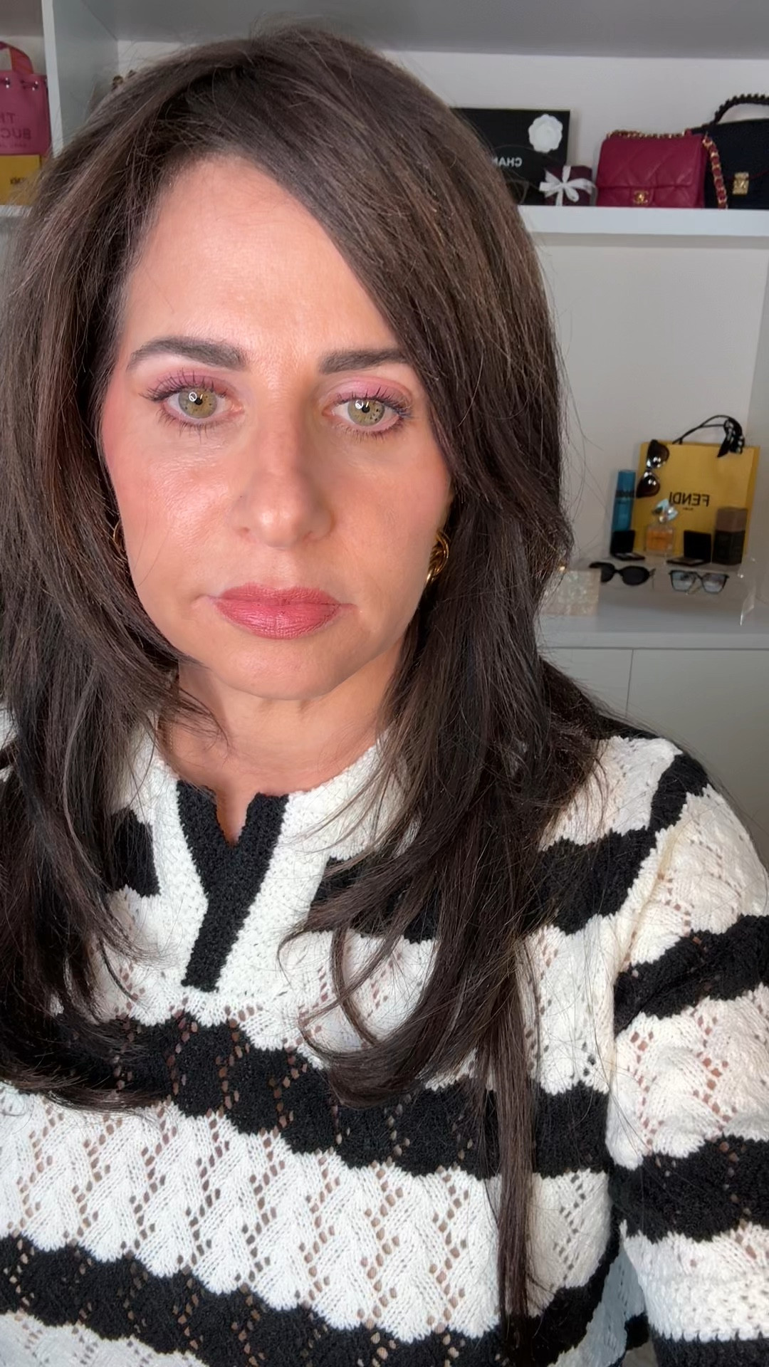 Loving this knit top . And it is a great look for less . Wearing a sm

#LTKStyleTip #LTKOver40 #LTKVideo