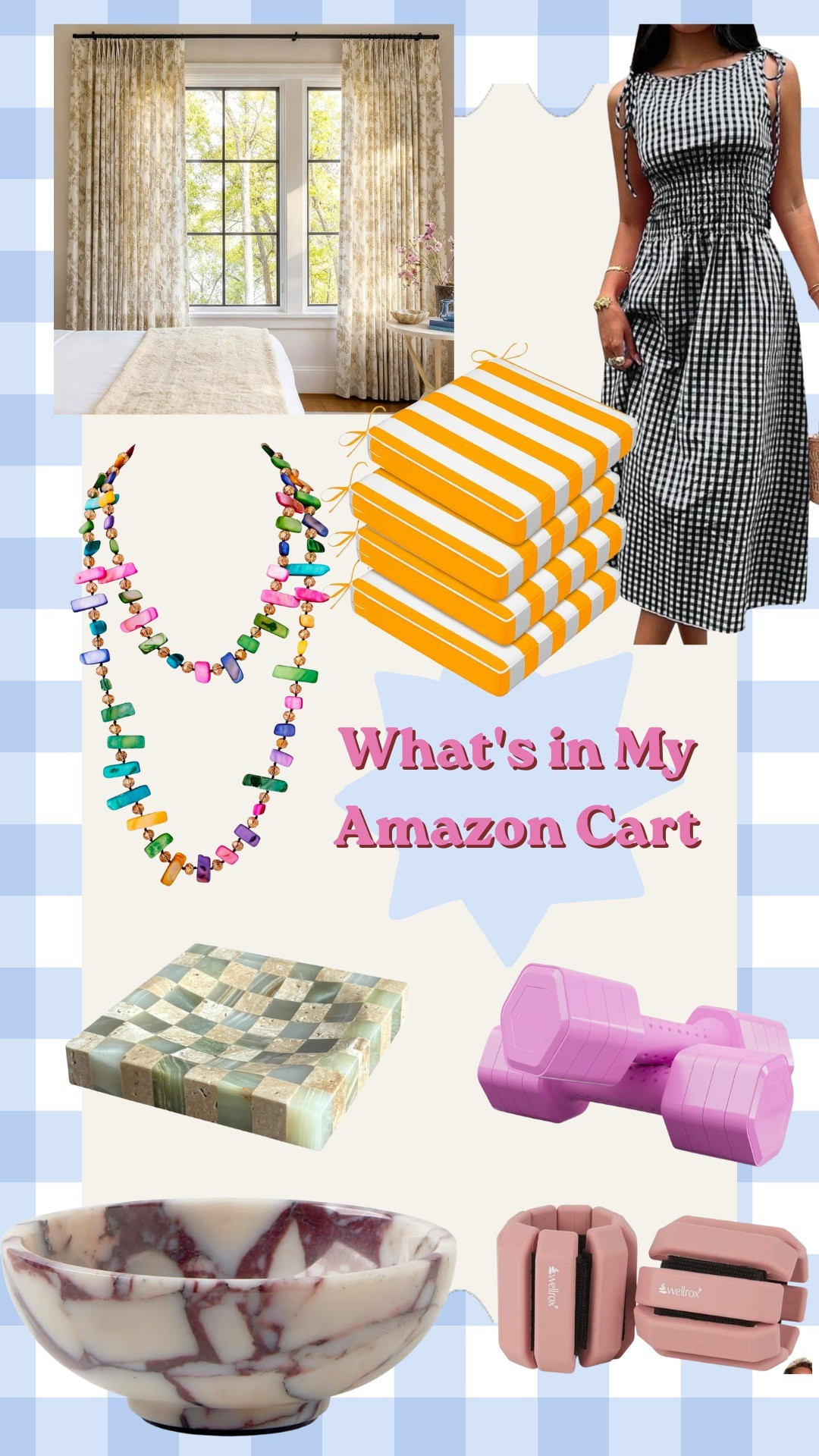 Current Amazon Cart

#LTKSeasonal #LTKHome #LTKOver40