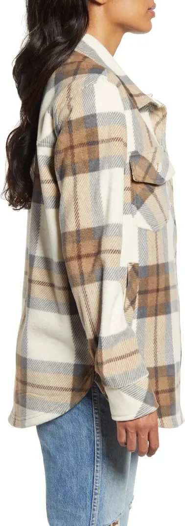 Thread & Supply POLAR FLEECE PLAID SHACKET | Nordstrom | Nordstrom