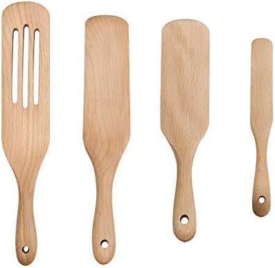 Spurtle Set, Wooden Cooking Utensils, Spurtles Kitchen Tools, Wooden Spoons for Cooking, Spatula ... | Amazon (US)