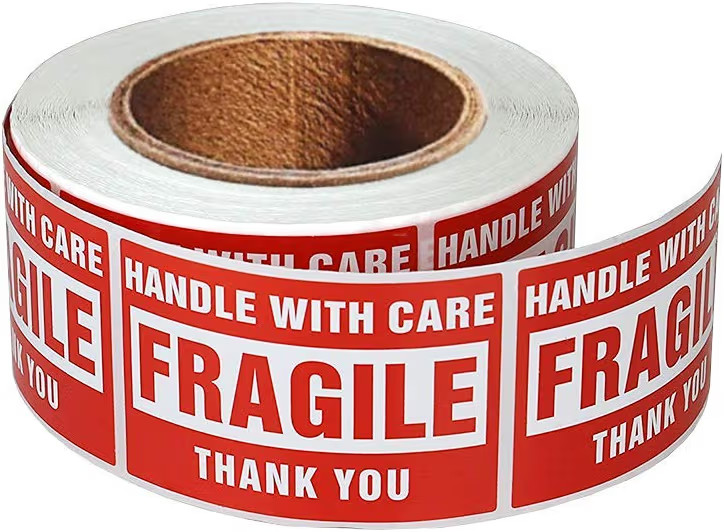 enko 4 x 6 Inch Large Fragile Stickers Handle with Care Warning Packing Shipping Label - Permanen... | Amazon (US)