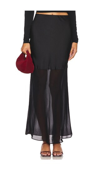 The Fancy Favorite Skirt in Black | Revolve Clothing (Global)
