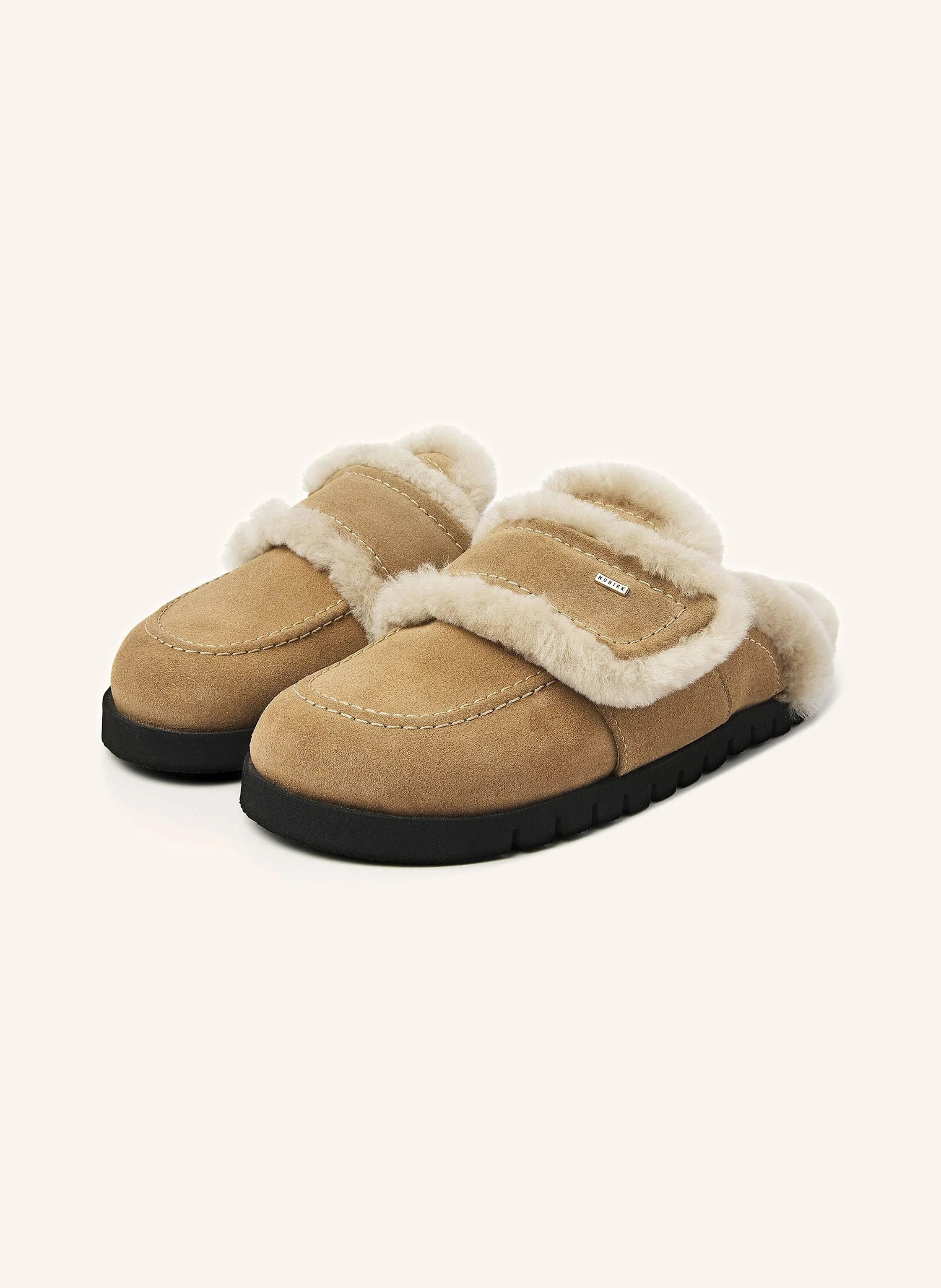 NUBIKK Hausschuhe TEDDY FUR in taupe | Breuninger (DACH)